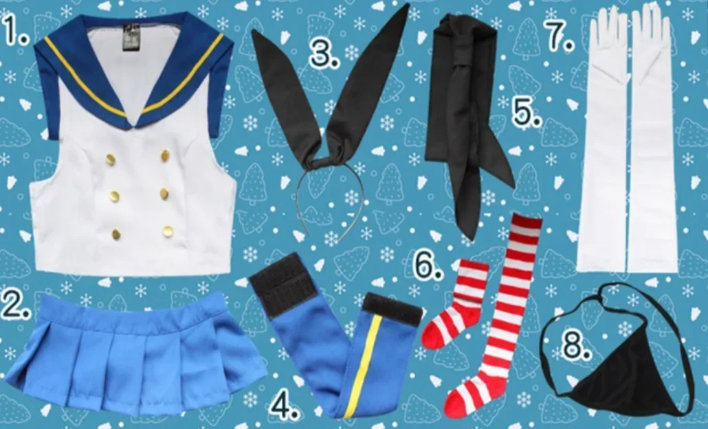 Shimakaze Косплей Аниме Kantai Коллекция Костюм Униформа для девочек Парик Платье