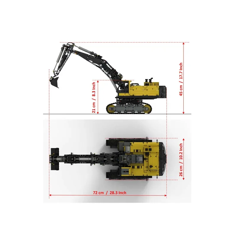 Конструктор электрический экскаватор EC750 3944