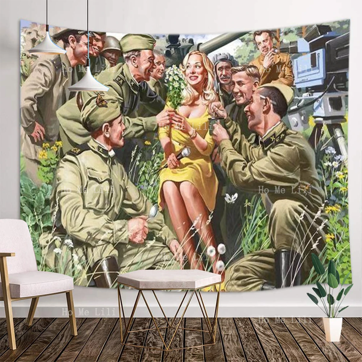 

Российские художники с большим оптимизмом показывают необычную эпоху сексуального Советского Союза. Гобелен для украшения комнаты