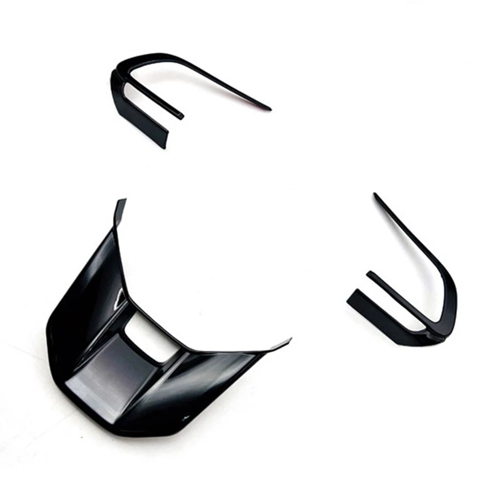 Глянцевая черная панель на руль автомобиля 3 шт. отделка наклейка раму для Veloz