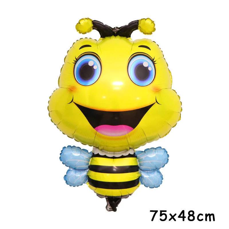 33pcs Bee Balloons Set  For Baby Shower Favors Supplies Cute Bumble Bee Ballons Forest Theme Kids Birthday Party Decorations images - 6