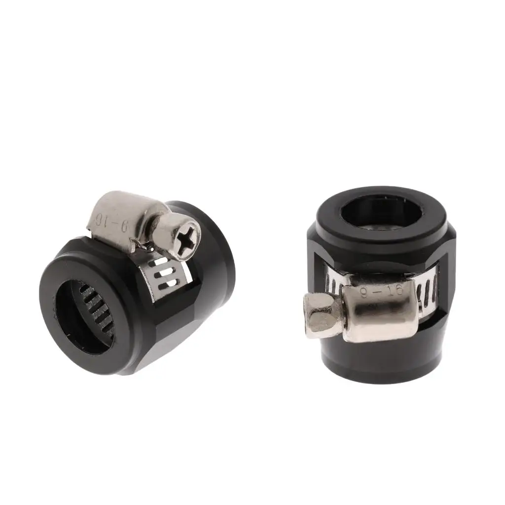 

2 шт. Алюминиевый зажим AN8 для шланга для топливного масла и воды, зажим с внешним диаметром 12 мм 19 мм