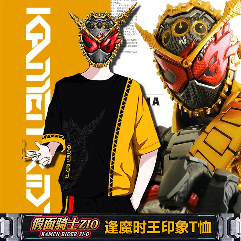 

Anime Kamen Rider Double Kamen Rider Joker Ohma Zi-O Cosplay 3D Printed Unisex Summer Fashion T-shirt Short Sleeve Tee Costume