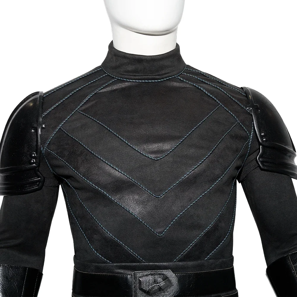 Baylan Skoll Costume SW Movie Ahsoka Jedi Black Outfit Full Set Halloween Cosplay Uniform Cloak Fantasy Outfits Hand Made