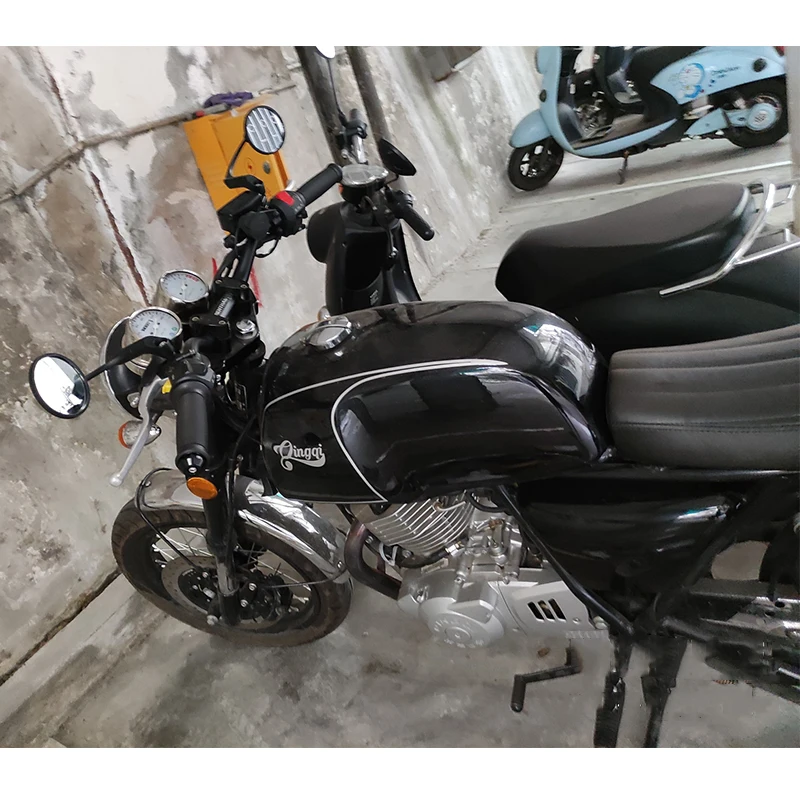 Зеркало заднего вида мотоциклетное универсальное 8/10 мм из алюминия и