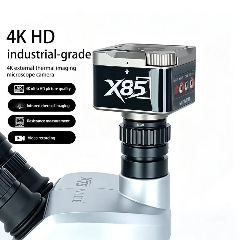 Фото Термокамера-микроскоп WYLIE X85 4K HD с мультиметром и двойным экраном для профессионального ремонта печатных плат №1