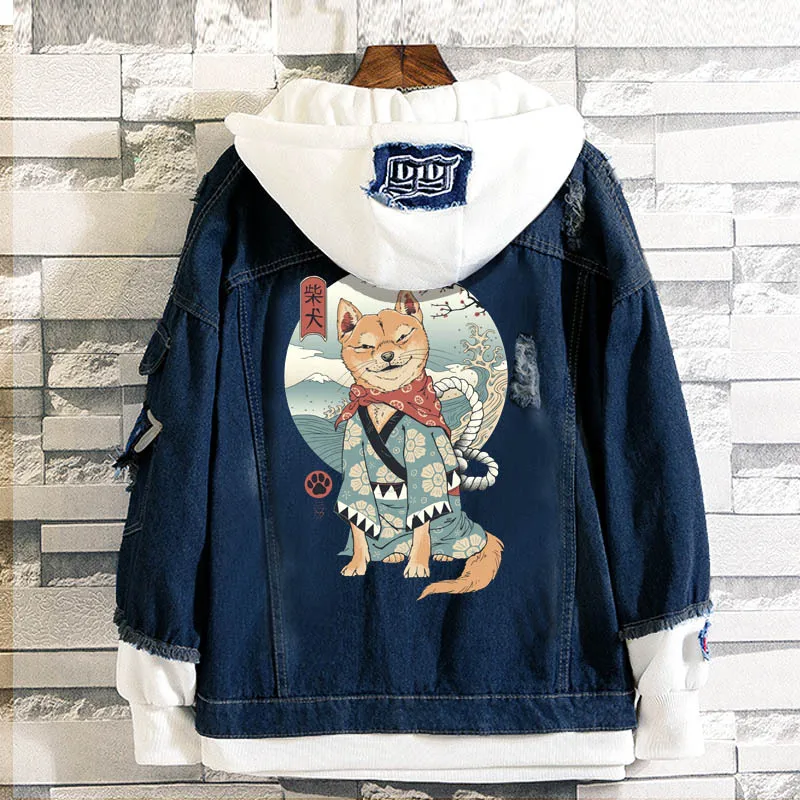 Женская толстовка в стиле хип-хоп с японским мультяшным принтом - купить по