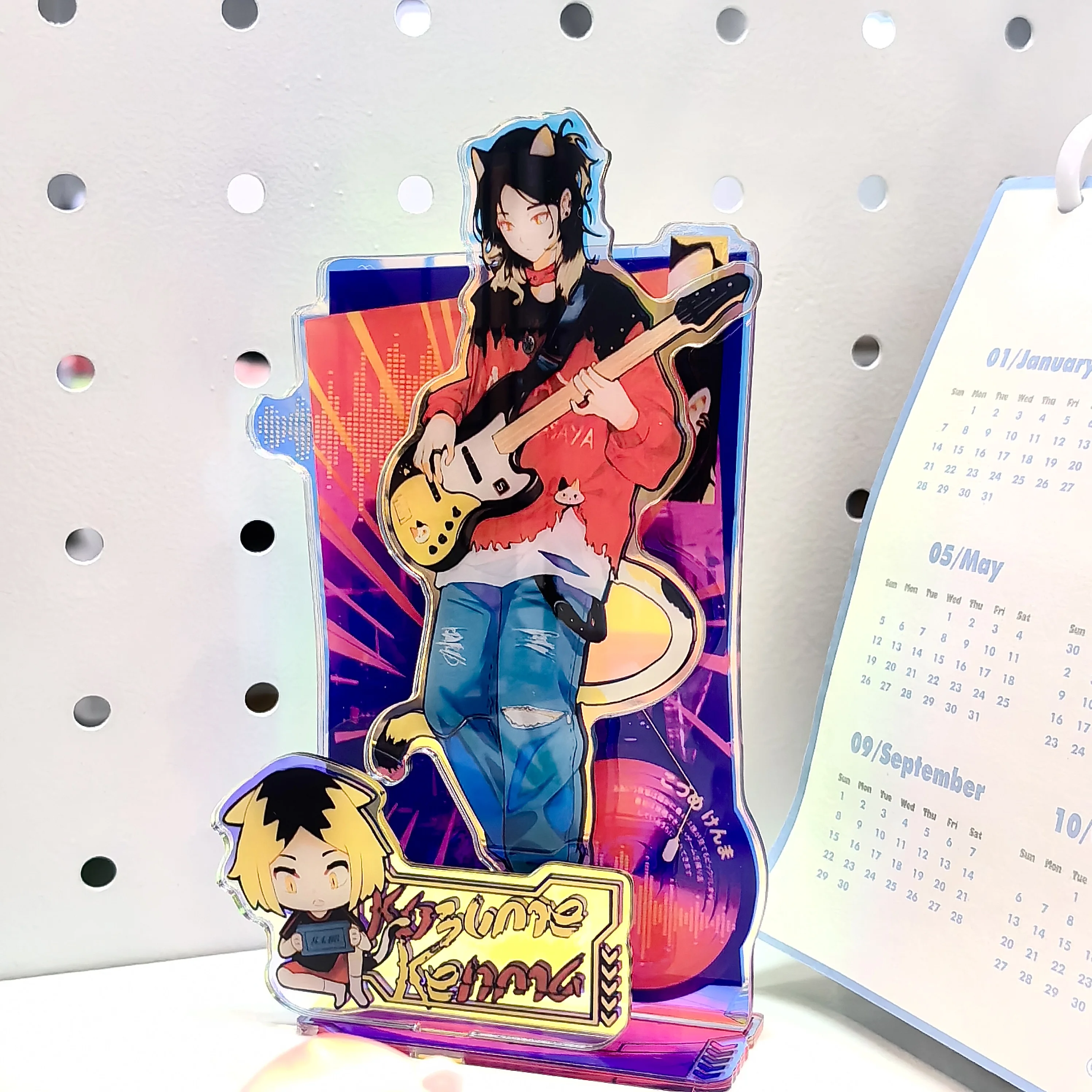 Аниме Haikyuu! Kozume Kenma Косплей изысканный акриловый ослепительный большой стоячий