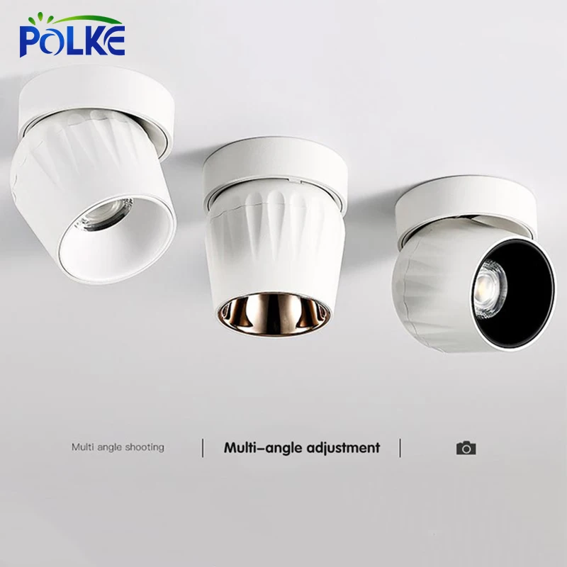 

LED Downlight Ceiling Spot Light Indoor Lighting 7W 12W 15W Dimmable Surface Mounted Ceiling Lamps Kitchen Living Room Bathroom