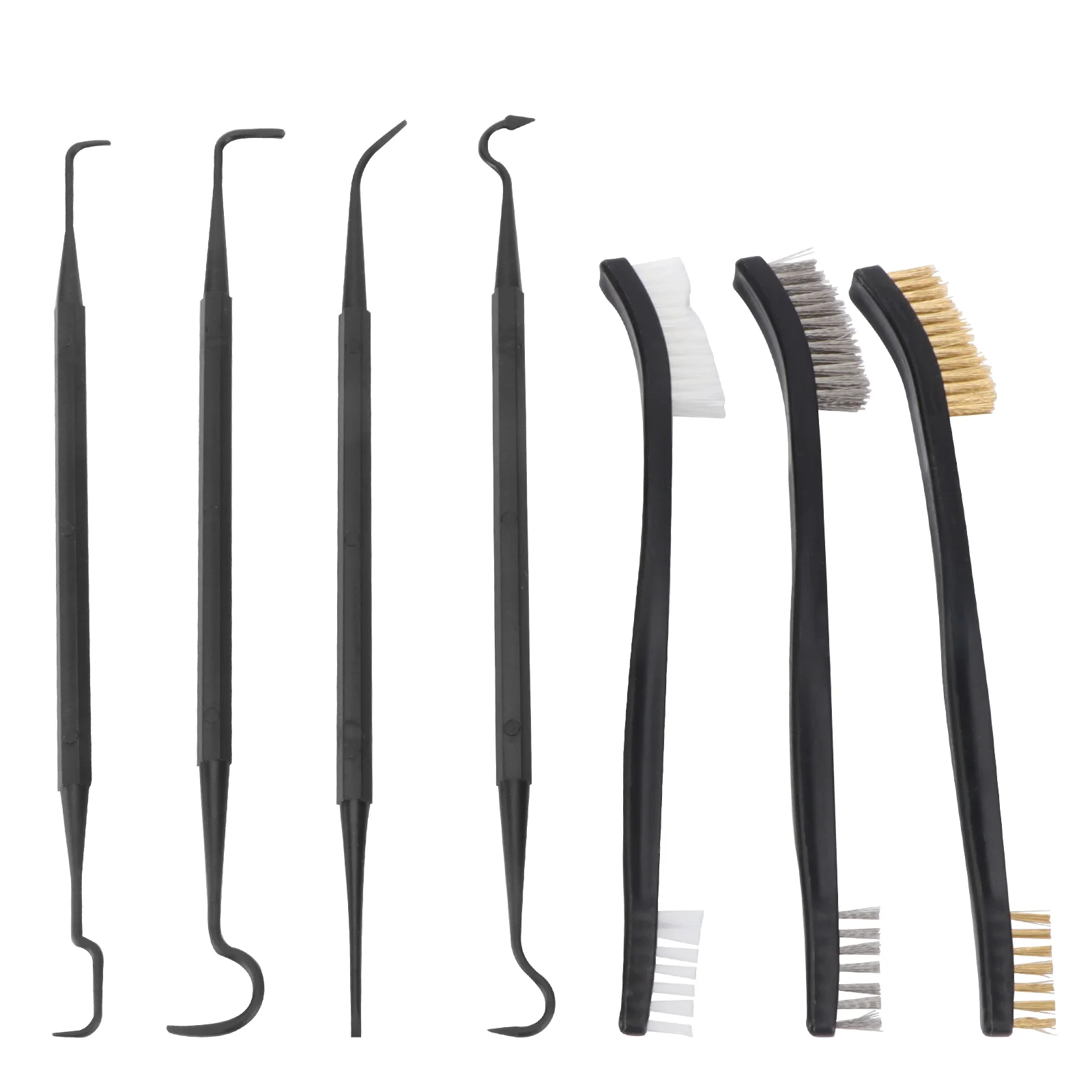 

7 PCS Cleaning Brush Double Ended Kit Car Accessories Barrel Metal Wire Pipe Cleaner