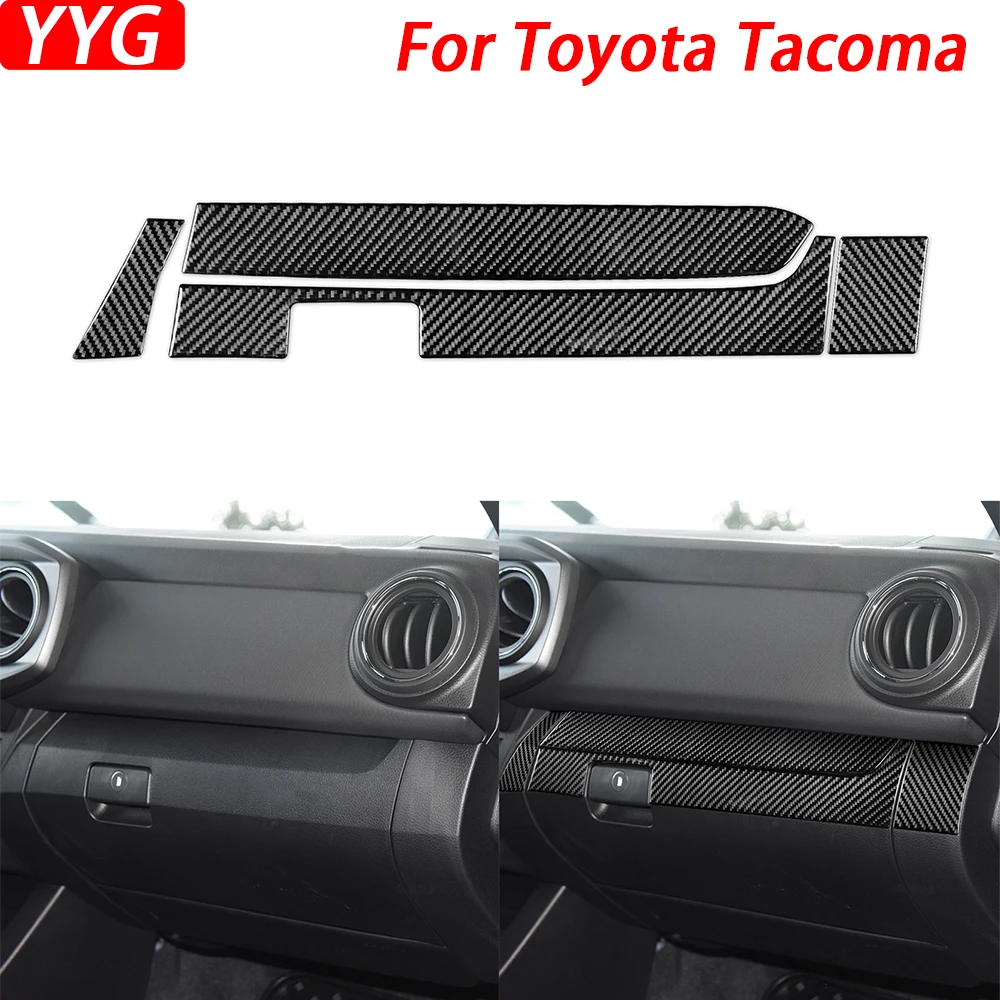 Для Toyota Tacoma 2015-2020 копилот из углеродного волокна ящик для хранения приборной