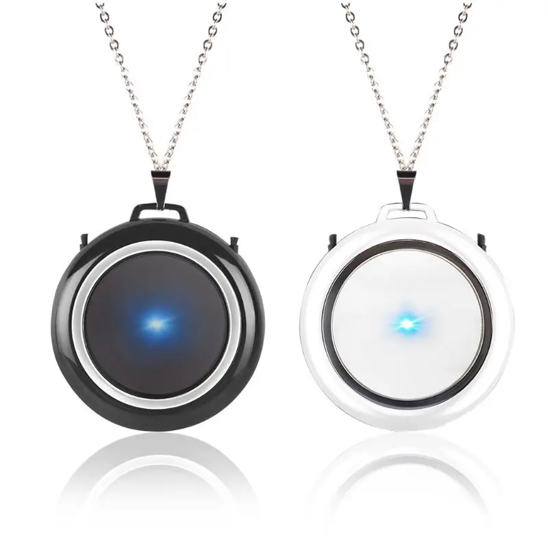 

Air Purifier Wearable Necklace Personal Car Mounted Around The Neck Remove Smell Rechargeable Travel Ion Negative Filter