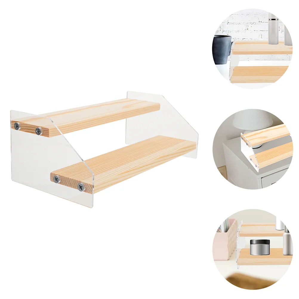 

Display Stand Acrylic Rack Riser Shelf Dessert Risers Wood Cake Step Wooden Perfume Tiered Cupcake Storage Retail Jewelry