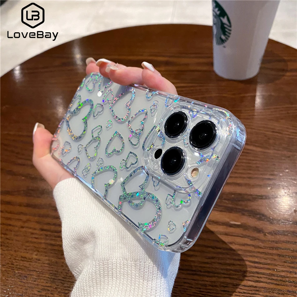 Гальванизированный резной чехол Lovebay с леопардовым принтом для iPhone 11 12 13 14 Pro Max IMD, Обложка для iPhone 14