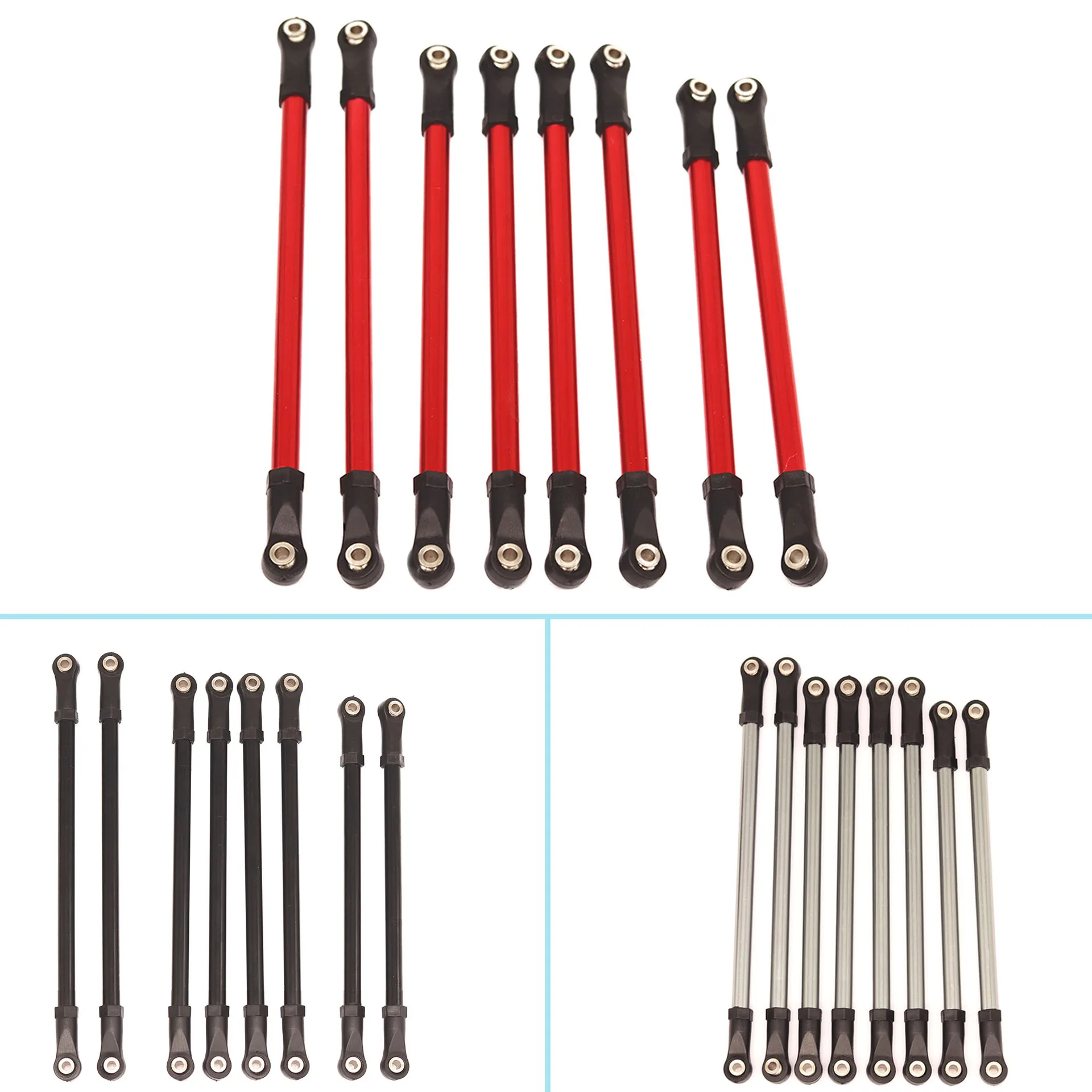 

Herdsman Pull Rod Aluminum Alloy Suit For Axial Scx10313mm Wheel Base Metal Pull Rod 90046