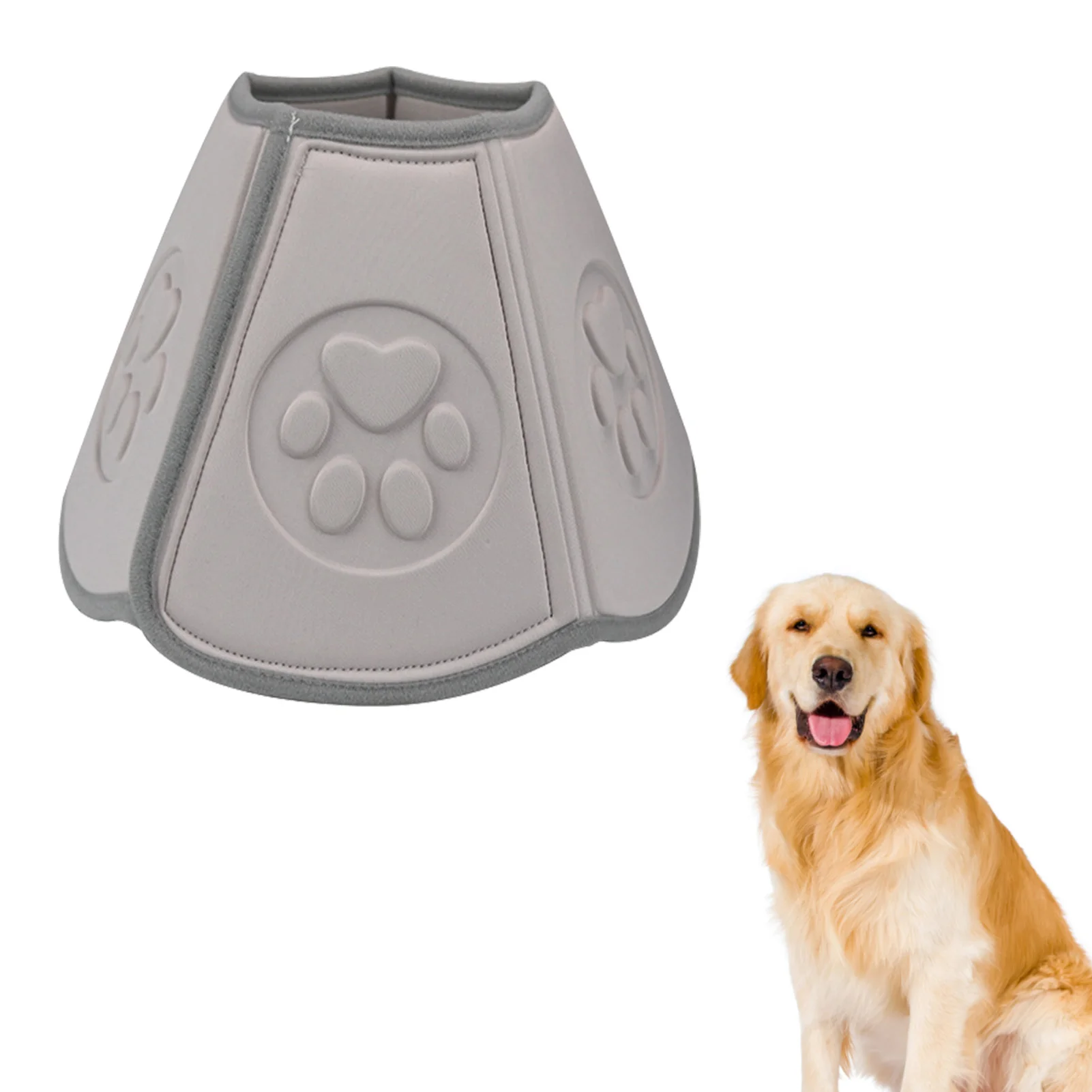 

Dog Cones For Medium Dogs Adjustable Dog Cone Collar Soft Pet Recovery Cone For Dogs And Cats Protective Collar After Operation