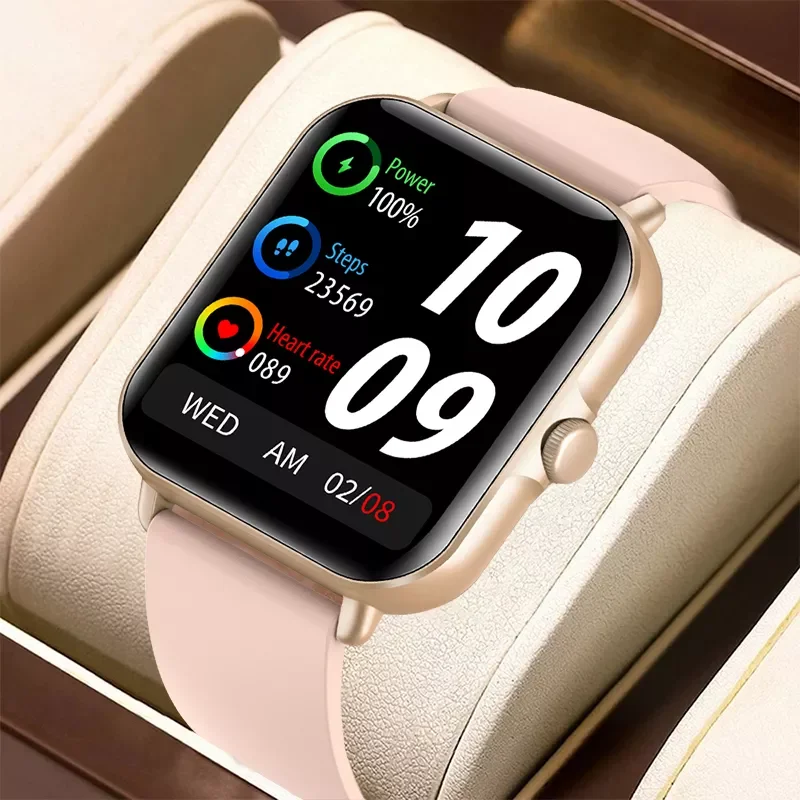 

2022 New Men Bluetooth Call Smart Watch 1.69HD Touch Screen Fitness Tracker Heart Rate Monitor Custom Dial Ladies Smartwatch+BOX