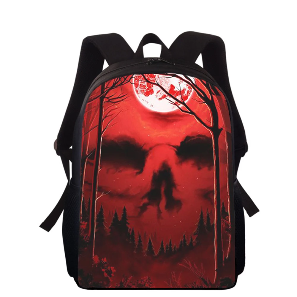 art moon 15” 3D Print Kids Backpack Primary School Bags for Boys Girls Back Pack Students School Book Bags