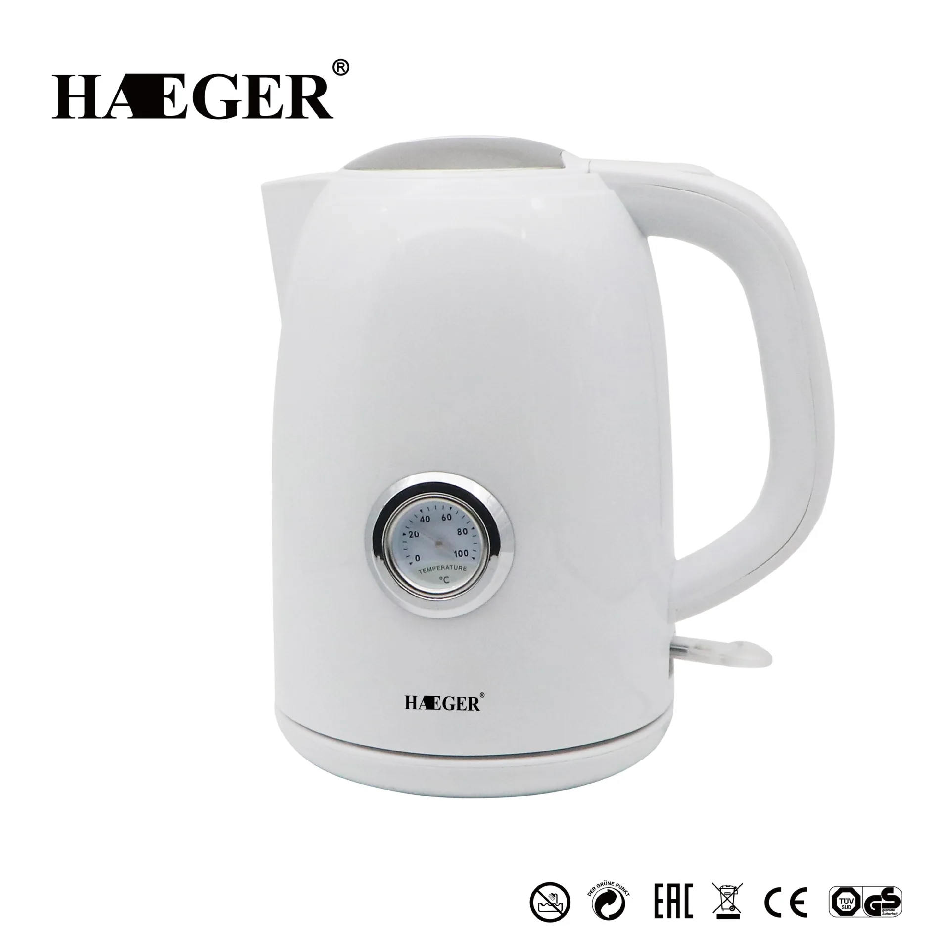 Small Appliance Kettle Kettle with Thermometer Anti-Scald Coffee Pot Double-Layer Pot