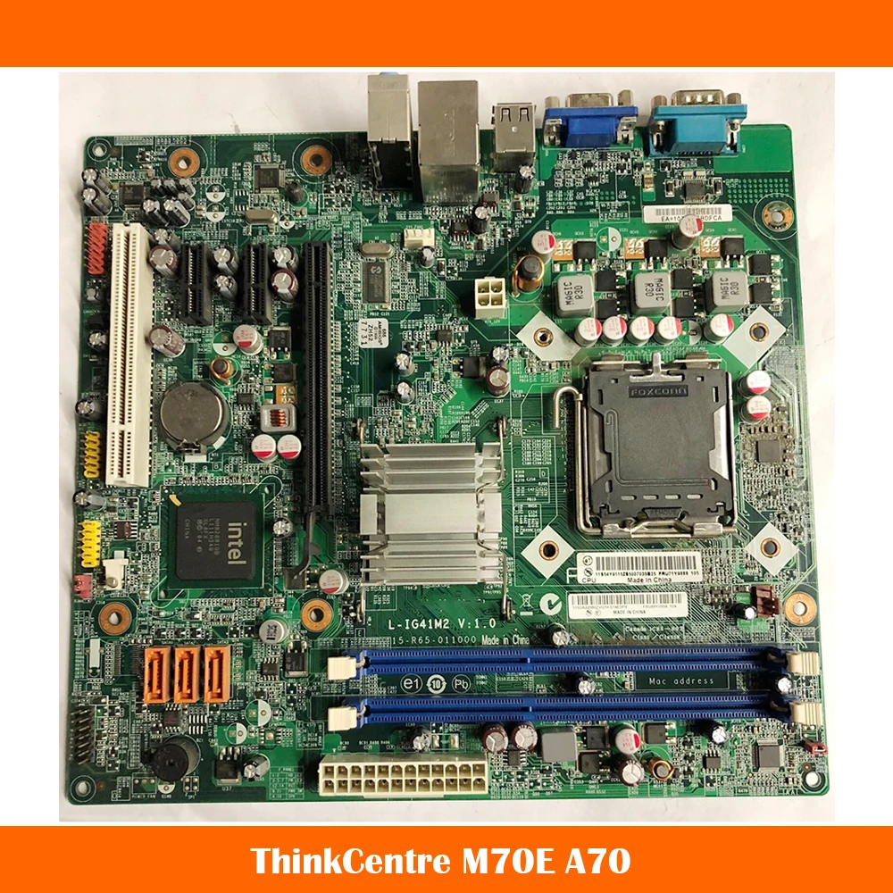 High Quality Desktop Motherboard  For Lenovo ThinkCentre M70E A70 L-IG41M2 89Y0954 89Y8073 Fully Tested