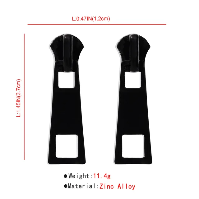 Zipper Stud Earrings 6