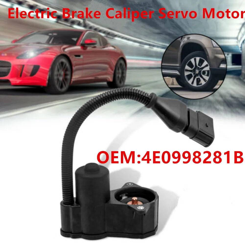 

1*Parking Brake Motor Electric Brake Caliper Servo Motor 4E0998281B Black ABS Accessories High Quality