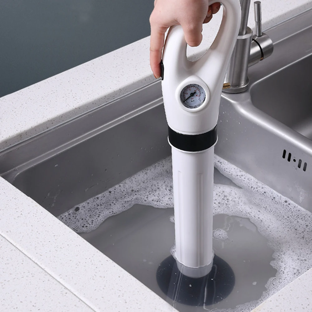 

Sewer Dredge Clogged Toilet Plungers Drain Blaster High Pressure Cleaner Air Drain Cleaner Manual Pneumatic Dredge Tools