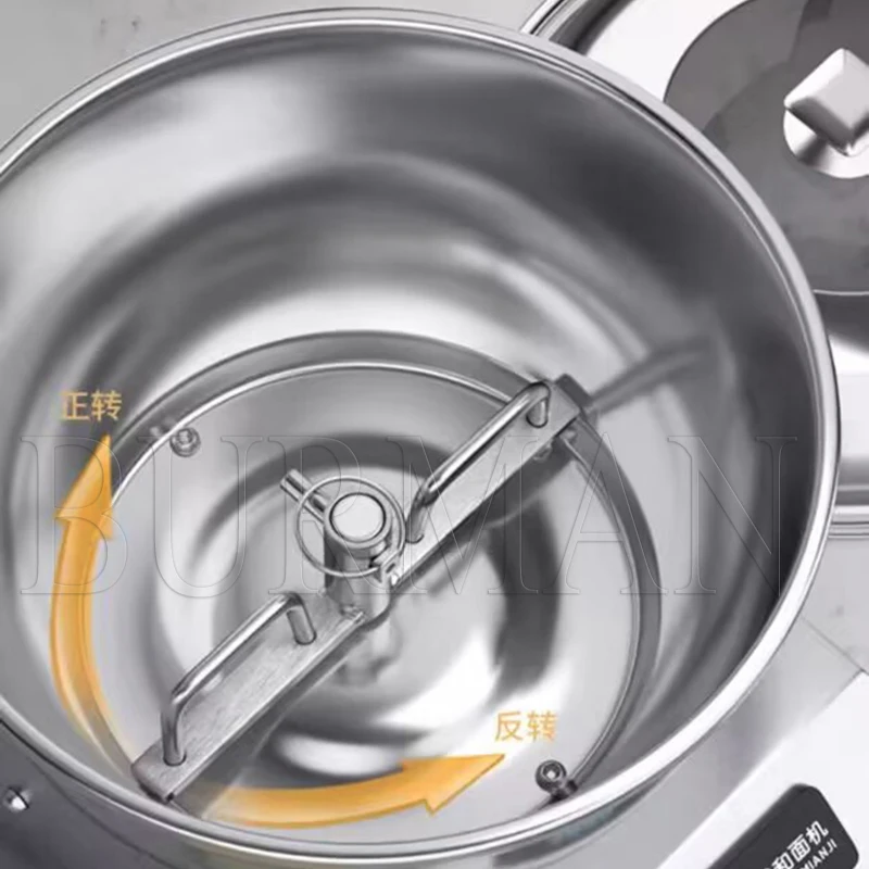 Электрический тестомес 8 л 220 В блендер для муки нержавеющая сталь