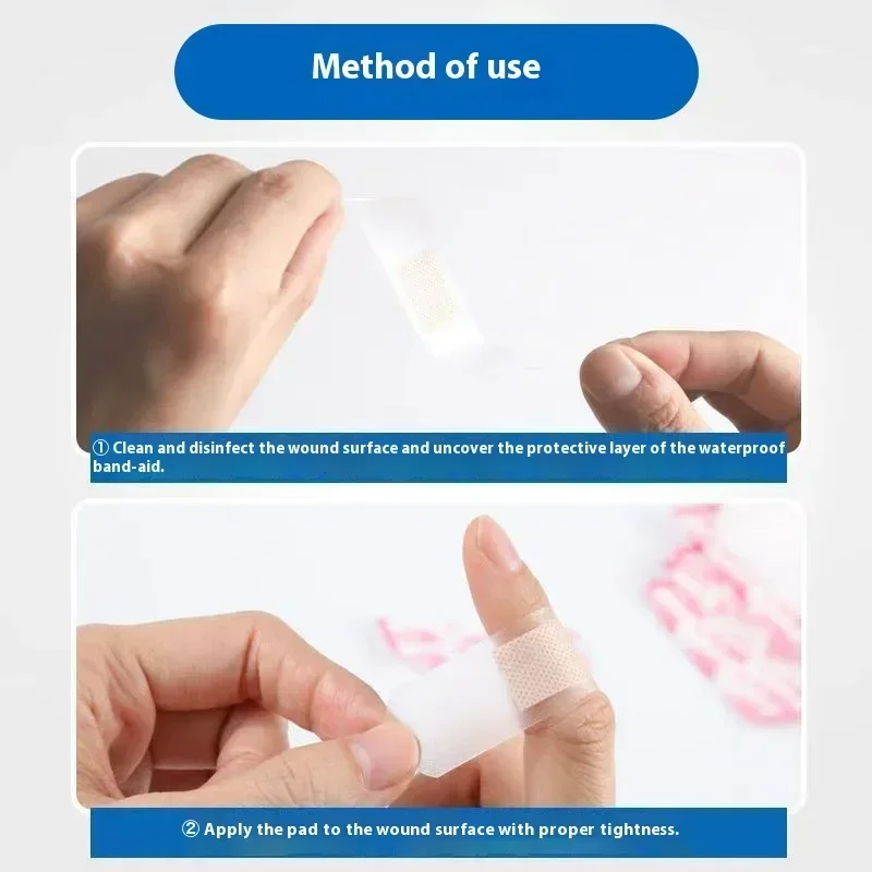 120 шт. прозрачные водонепроницаемые полоски для ран повязка изогнутые пластыри