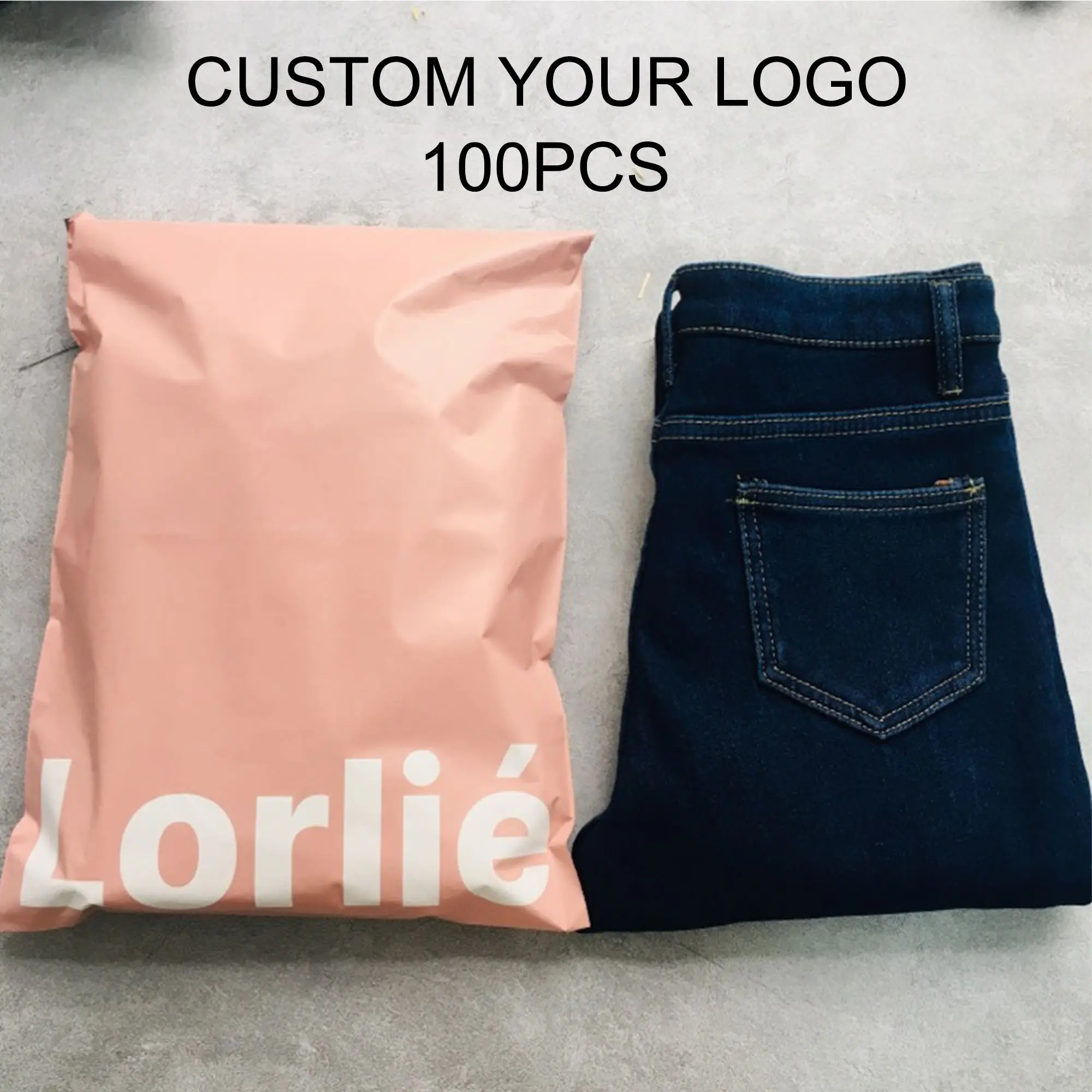 100 Custom logo colored Poly Mailers Courier storage Postal Bags Gift Packaging Padded Shipping Envelopes custom Hoodies