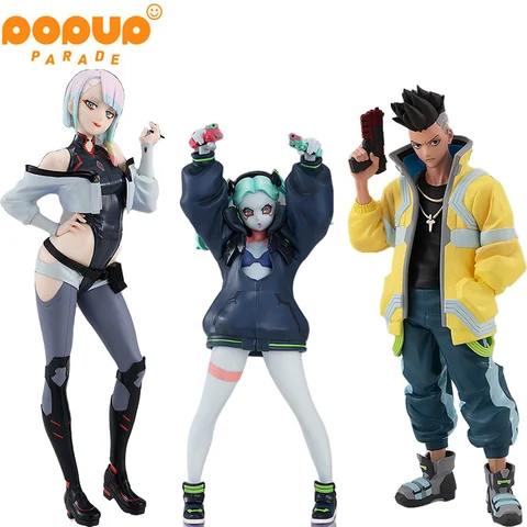 Cyberpunk jogos anime impressão periférica personagens cartão de metal  rebecca único cartão anime figura coleção cartão de brinquedo presente -  AliExpress