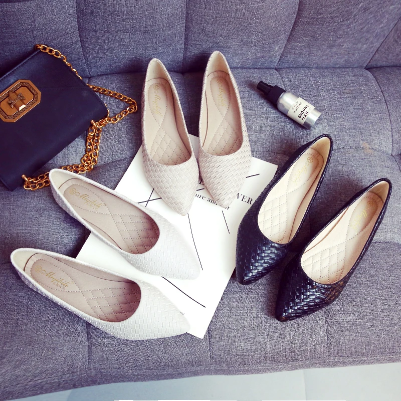 2023 New High-end Urban Fashion Women Shoes Flat Shoes Large Size Work and Leisure Female Shoes Spring Summer Autumn Wearable