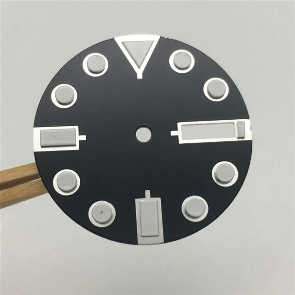 

28.5mm Replacement Green Luminous Literal Watch Dial for NH35A Movement