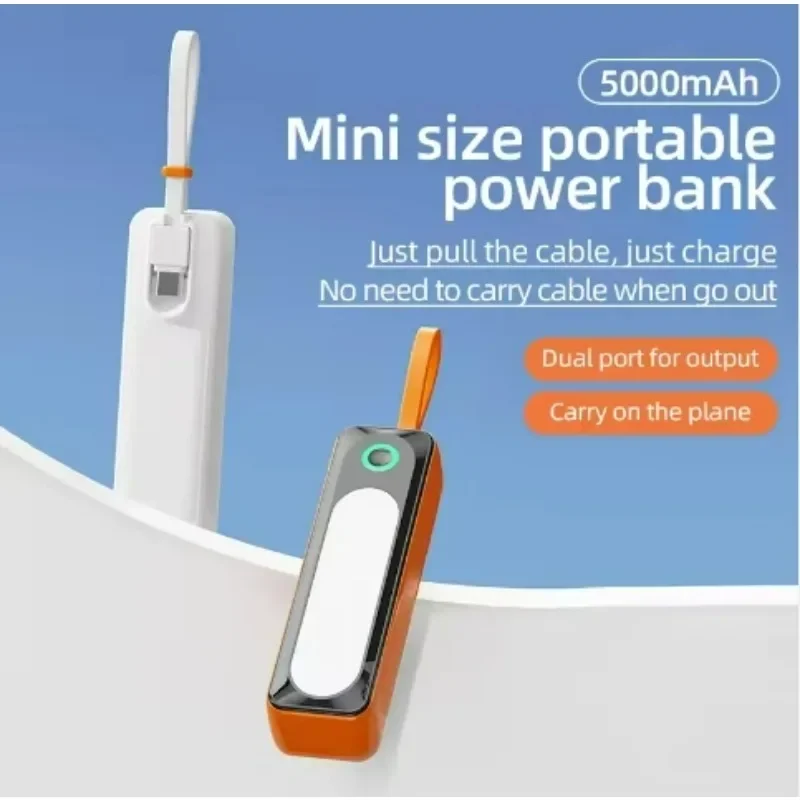 Оптовая продажа компактный портативный мини-кабель для зарядки капсул аварийный