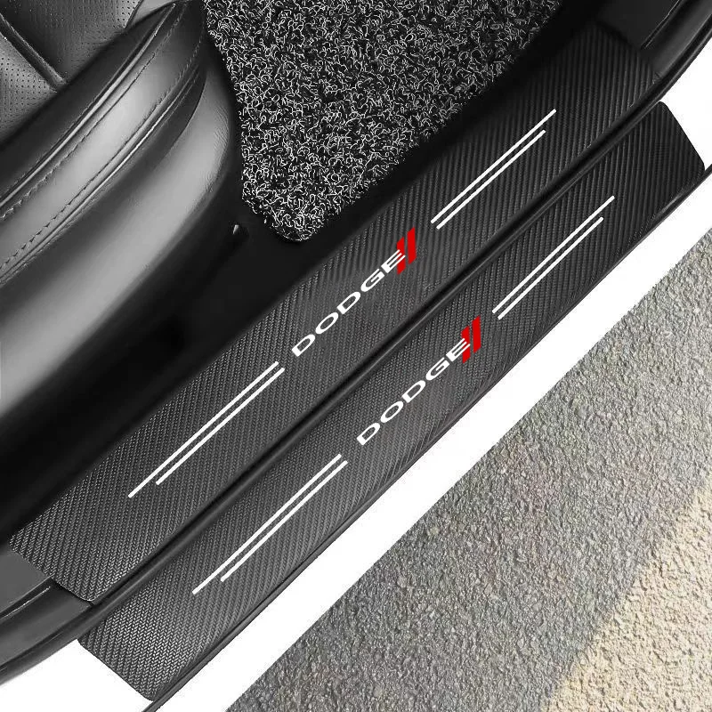 

4 шт. защитные наклейки на пороги автомобиля Dodge Journey Charger Durango Avengr Challenger SXT RAM, автомобильные аксессуары