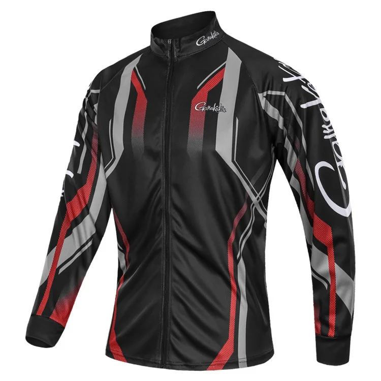 

New Gamakatsu Fishing Vest Summer Men Long Sleeve Outdoor Hiking Cycling Fishing Shirt Quick Dry Breathable Fishing Clothes
