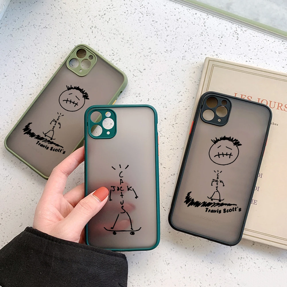 

Travis Scott Sport Phone Case For IPhone 12 11 13 Pro Max Mini X XR XS Max 7 8 Plus Candy Color Coque Cover Funda