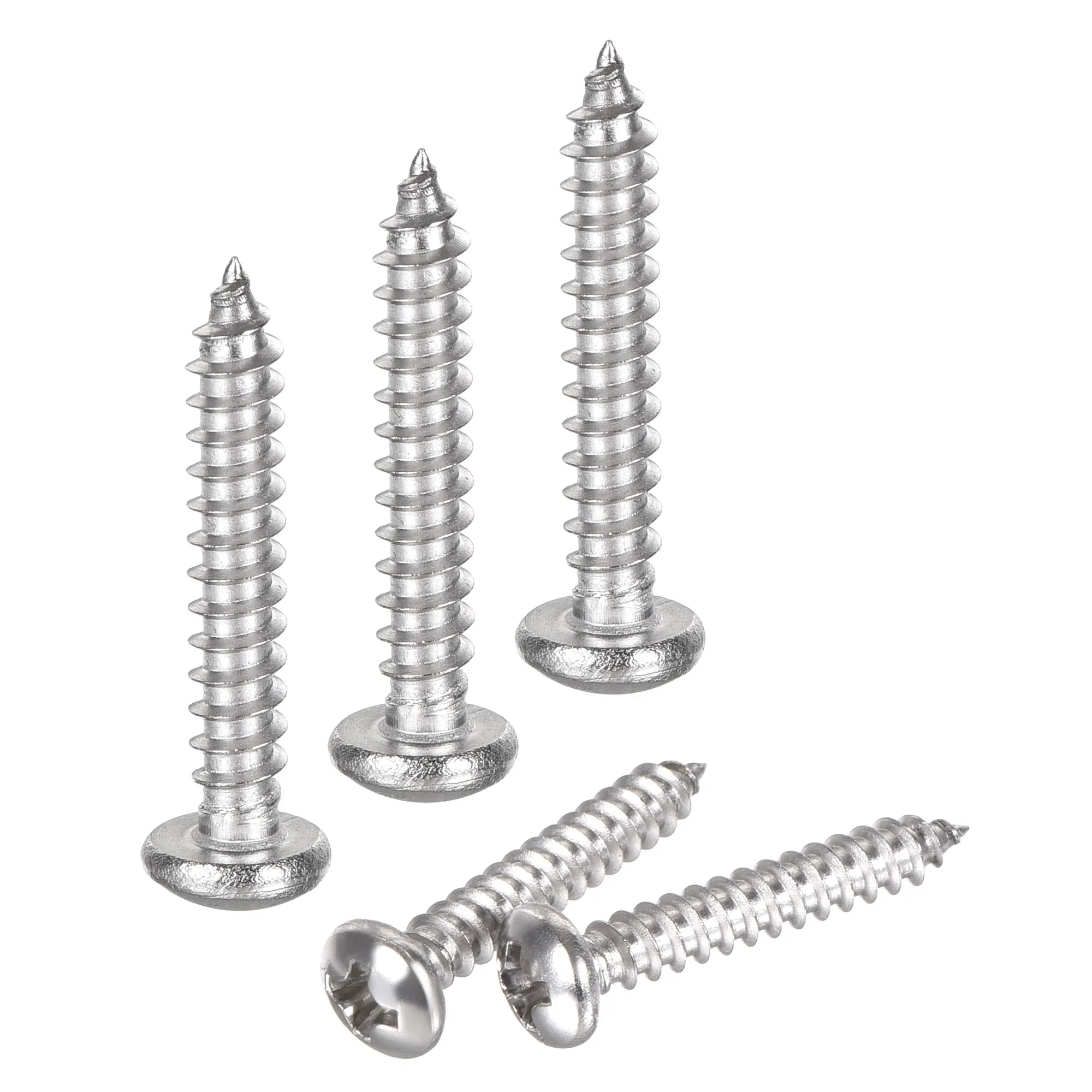 

Uxcell Machine Screws #6x7/8 Phillips Screw 304 Stainless Steel Bolts for Wind Power Industry 100 Pcs