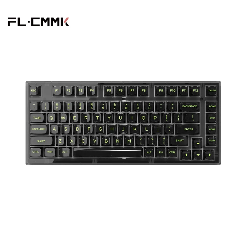 Механическая клавиатура FL ESPORTS Q75 трехрежимная 82 клавиши с горячей заменой RGB