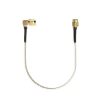 wifi antenna cable sma male right angle to rp sma male plug pigtail cable adapter rg405 086 20cm 8 wholesale price