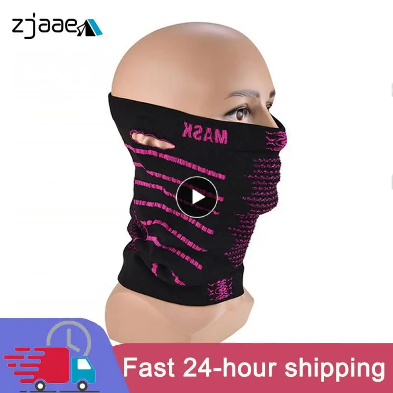 

Super Elastic Sports Sunscreen Headband The Mouth Is Designed With Breathable Holes Super Elastic Fabric Outdoor Sun Protection