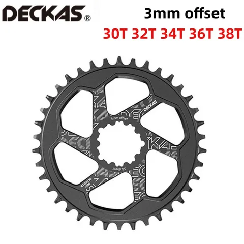 Звездочка велосипедная DECKAS Gxp, для Sram XX1 XO1 X1 GX NX SX XO X9, 30T/ 32T/34T/36T/38T