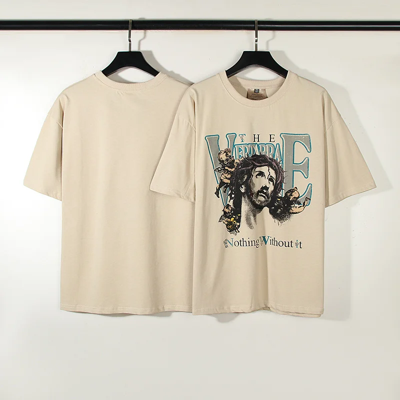 

Футболка Мужская/женская с коротким рукавом и портретным принтом