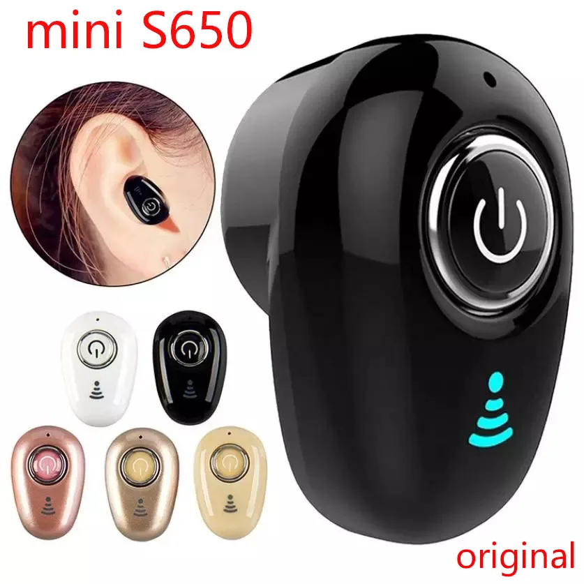 

new S650 Mini Ture Wireless Earphone Noise Cancelling Bluetooth Headphone Handsfree Stereo Headset Earbud With Microphone PK i7