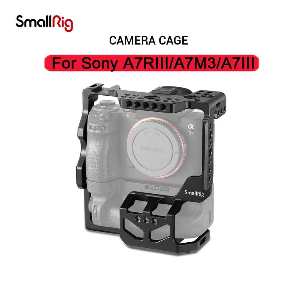 

Клетка SmallRig для цифровой зеркальной камеры Sony A7RIII/A7M3/A7III с вертикальной рукояткой и креплением на холодном башмаке аксессуары для камеры 2176