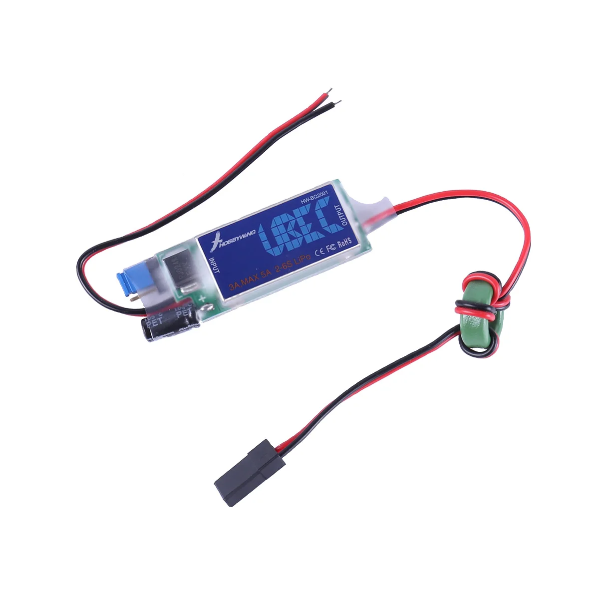 Оригинальный HOBBYWING 5 В/6 В RC UBEC 3A Max 5A Самый низкий RF шум BEC Полная защита от помех
