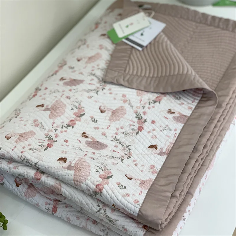 Шелковое покрывало для кровати Ins в Корейском стиле 60 дней комплект из трех