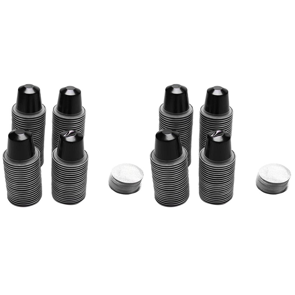 

200 Sets Refillable Coffee Capsule Cup Disposable Nespresso Pod for Nescafe Automatic Coffee Machine