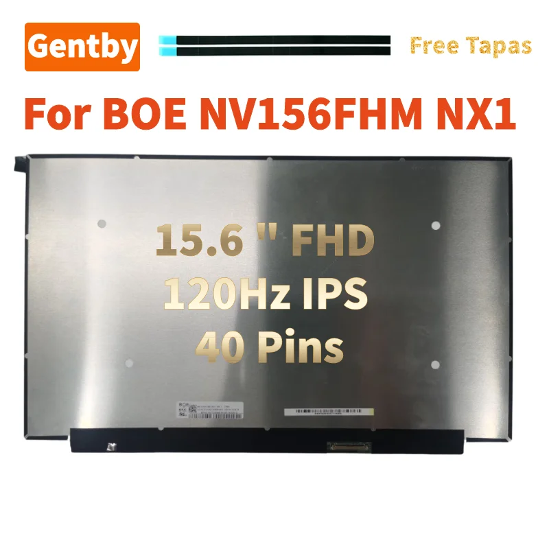 

Original NV156FHM NX1 NV156FHM-NX1 V8.0 Gaming Screen 15.6-inch IPS LCD Display Screen Matrix 120HZ FHD 1920X1080 40Pins