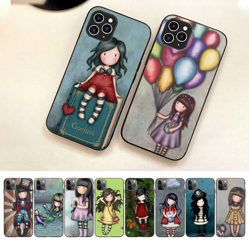 

Lovely S-Santoros D-Gorjuss Phone Case For Iphone 7 8 Plus X Xr Xs 11 12 13 Se2020 Mini Mobile Iphones 14 Pro Max Case